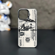 Cool 100 Dollar Bank Note Phone Case for IPhone 16 PRO 15 14 13 12 11 Promax Xr Xs 7 8 Plus SE Minim