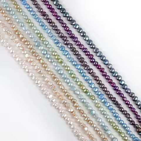 High Luster 5-8mm Freshwater Pearls Loose Strands Bulk Wholesale Jewelry Supplies