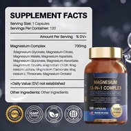 Ready Stock Fast Shipping TK Hot Product Magnesium Complex 12 in 1 Capsule Totaria 12-in-1 Magnesium