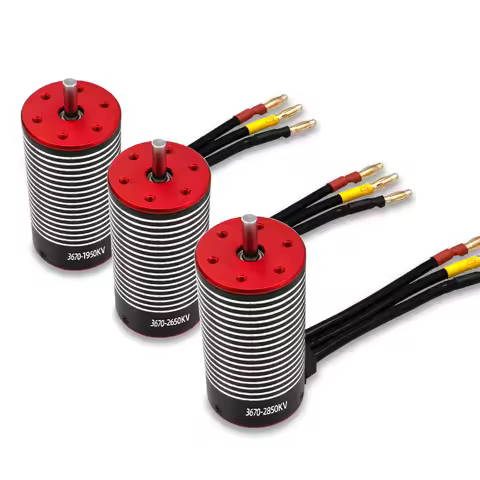 RC 3670 Brushless Motor 1950KV 2650KV 2850KV for 1/10 RC Car Truck Buggy Off-Road Monster Truck