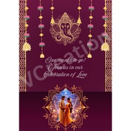 Wedding card | e invitation | Customize digital wedding card | Kad Kawin digital