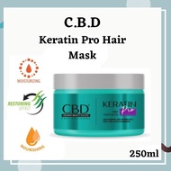 CBD Professional Keratin Pro Daily Use Hair Mask 250g / Masker Rambut
