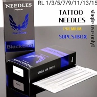 Send Now tattoo needle type RL 1/3/5/7/9/11/13/15/18 - 1/2box 25pc and 1box 50pc Price