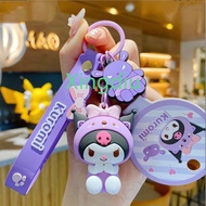 XD 3D Sanrio Cartoon Cute Keychain Silicone Key Ring Key Chain Car bag Ornaments