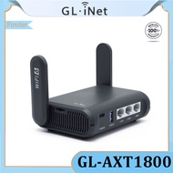 Gl.inet GL-AXT1800 (Slate AX) Pocket Size Wi-Fi 6 Gigabit Travel Router, Hotel and Public Network Ex