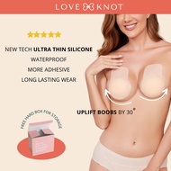 [NEW TECH] Love Knot Premium Ultra Thin Silicone Rabbit Ear Seamless Waterproof Adhesive Nubra