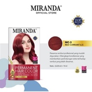 MIRANDA hair color red currant mc3 dye rambut cat rambut miranda