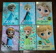全新 行版 Qposket DISNEY FROZEN 迪士尼 冰雪奇緣 Elsa Anna (全6種)