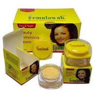 [Guarantee] Temulawak BEAUTY WHITENING CREAM ORIGINAL/TM Glass POT With ORI Girl Image/Day And Night CREAM