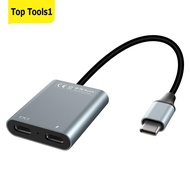 2 in 1 USB-C HUB PD100W & ข้อมูล USB C Docking Station 10Gbps USB C Dongle สำหรับ AR แว่นตาโทรศัพท์แ