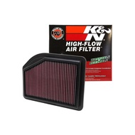 [KN Taiwan Authorized Distribution] K & N High Flow Air Filter 33-2477 (Applicable: HONDA Car Series