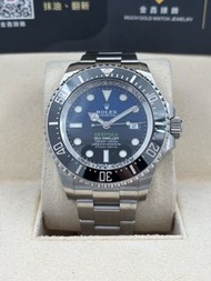 [SOLD OUT]二手 USED  ROLEX 勞力士 DEEPSEA 126660 漸變藍 2020年3月 全套 FULL SET AD單
