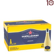 San Pellegrino 意大利檸檬味果汁有汽水 Sparkling Limonata (Lemon) (玻璃樽) - 原箱 200亳升 有氣