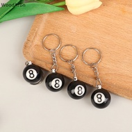 [WoodAron] Creative Billiard Pool Keychain Table Ball Key Ring Lucky Black No.8 Key Chain MY