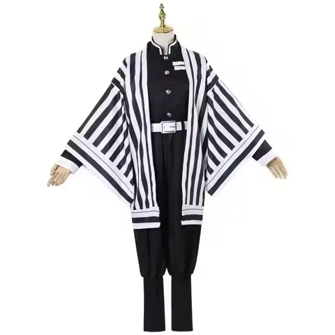 2026 Anime Iguro Obanai Haori Kimono Cosplay Costume Wig White Snake Props Halloween Costume