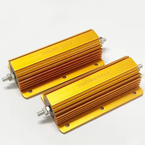 200W RX24 Aluminum Power Metal Shell Case Wirewound Resistor 0.1 ~ 1K 0.15 0.2 0.5 1 2 4 6 8 10 15 2