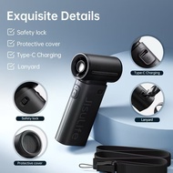 JISULIFE Life9 3600/5000mAH Portable Handheld Mini Fan 5 Speed Control Turbo Jet Rechargeable Fans f