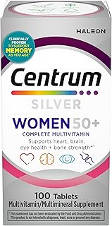 Centrum Silver Women's Multivitamin for Women 50 Plus, Multivitamin/Multimineral Supplement with Vit
