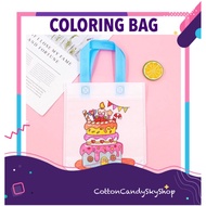 Kids Painting Colouring Creative Drawing Eco Bag Birthday Party Gift Goodies Door Gift Ideas