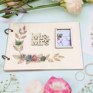 [deevoka] Wedding Guest Book Guest Book Wedding Reception Rustic Party Sign Guest Book for Events Si