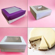 8x8x3 Cake Box with Window 10 pcs