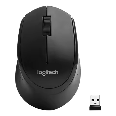 Logitech Signature M330 Mouse 2.4Ghz Bluetooth Wireless Mice, 1000 DPI Optical Tracking Designed For