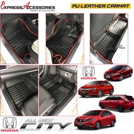HONDA CITY 2008 - 2022 GN GM City CUSTOMIZED FIT 5D CAR FLOOR MAT CARPET KARPET KERETA CARMAT CITY 2
