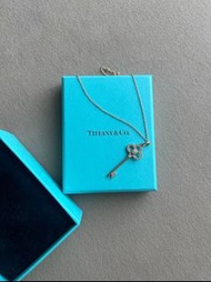 TIFFANY & CO.Tiffany Keys 系列 鑰匙半鑲鑽吊墜 鑽石 項鍊 女款