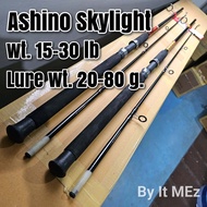 ของแท้ ราคาถูก ❗❗ คันเบ็ดตกปลา คันหน้าดิน Ashino Skylight Line wt. 15-30 lb Spinning