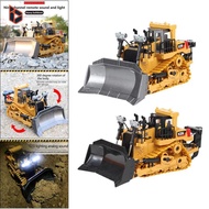 [Blesiya] Remote Control Bulldozer Toys 1:24 Hobby Rc Front Loader Excavator Dump Tractor