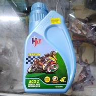 💯 Original Jetron Hi Jet 4T SAE40 API SD ECO Z Mineral Base 1US Quart Trusted Brand minyak hitam 4T 
