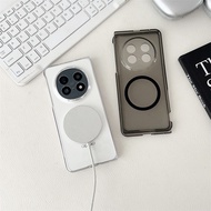 Slim Magnetic Matte Clear Hard Casing for Vivo X Fold 5 Fold 3Pro Fold3 Shockproof Back Shell
