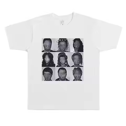 Rapper Ken Carson A Great Chaos Mugshot Tshirt Rap Playboi Carti Opium Merch T Shirts Male Hip Hop V