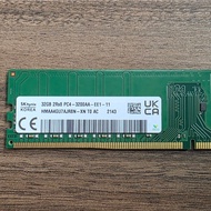 SK Hynix 32GB 2RX8 PC4-3200AA DDR4 UDIMM 32GB DDR4 3200MHz RAM