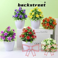 BACKSTREET Artificial Flowers Table Artificial Plants Fake Flowers Small Plants