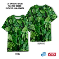 Cool Full Print Leaf Vegetable T-Shirt Model 5 | 3D Unisex Clothing For Kids And Adults-JKids