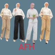 NEW MUSLIMAH MIX COLLECTION PALAZZO COTTON SOFT PEREMPUAN HIGH QUALITY ADA SIZE (S26--4XL44)