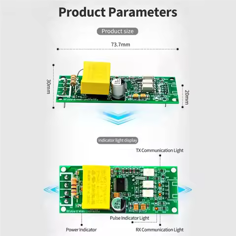 100A PZEM 004T Version Wattmeter+Open CT Kwh Meter Volt Amp Current Test Module for Arduino TTL COM2