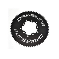 Driveline 69T AL7075 Road Bike Bicycle TT Chainring 69T, BCD 110/130mm, Black, ST1408