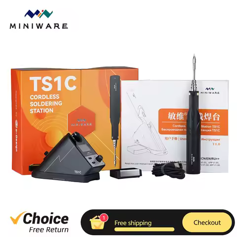 MINIWARE TS1C Cordless Soldering Station 45W Bluetooth 4.2 Technology of High-efficient Super Capaci