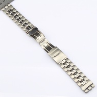 24*26mm Silver Solid Stainless Steel Watchband For Swatch Watch Band Strap Metal Watch Wrist Bracele