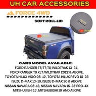 FORD RANGER NAVARA HILUX VIGO REVO DMAX TRITON FORCE SOFTLID LID ROLL LID