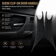 Suede Interior Door Handle For BMW 3 4 F30 F31 F32 F33 F34 F36 F80 2013-2018 No-Dismantle Interior T