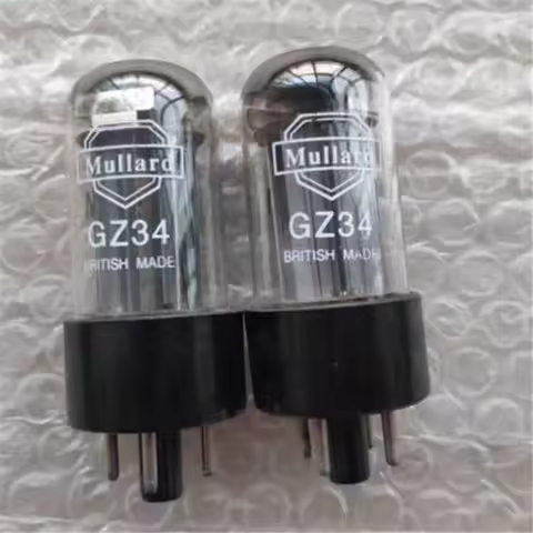 New Generation of British Mullard GZ34 Tube 5Z4P 5U4C 5AR4 Tube Rectifier Two Batch Numbers Are Ship