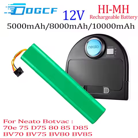 New-Type 🎄12V 6000mAh Battery For Neato Botvac 70e 75 D75 80 85 D85 Vacuum Cleaners Rechargeable Bat