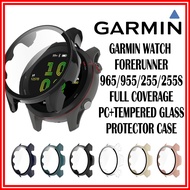 GARMIN Forerunner 965 / 955 / 255 /255S Tempered Glass Case Garmin Watch 965 255 S 255 955 Protector