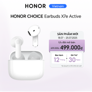 Tai Nghe Bluetooth HONOR CHOICE Earbuds X7e active | Thời lượng pin lên đến 38 giờ | Kháng bụi và nư