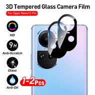 For Oppo Reno10 ​1-2Pcs 3D Lens Case Protector Oppo Reno10 Pro Reno 10 Pro+ 5G Camera Tempered Glass Cover Cap Appo Orro Reno10Pro Plus