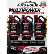 MOTUL MULTIPOWER PLUS 0W20 5W30 10W40 4L ENGINE OIL TECHNOSYNTHESE