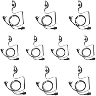 VX-261 G Shape Earpiece Headset with PTT Mic for Motorola Yaesu Vertex Standard Radio EVX-261 VX-230